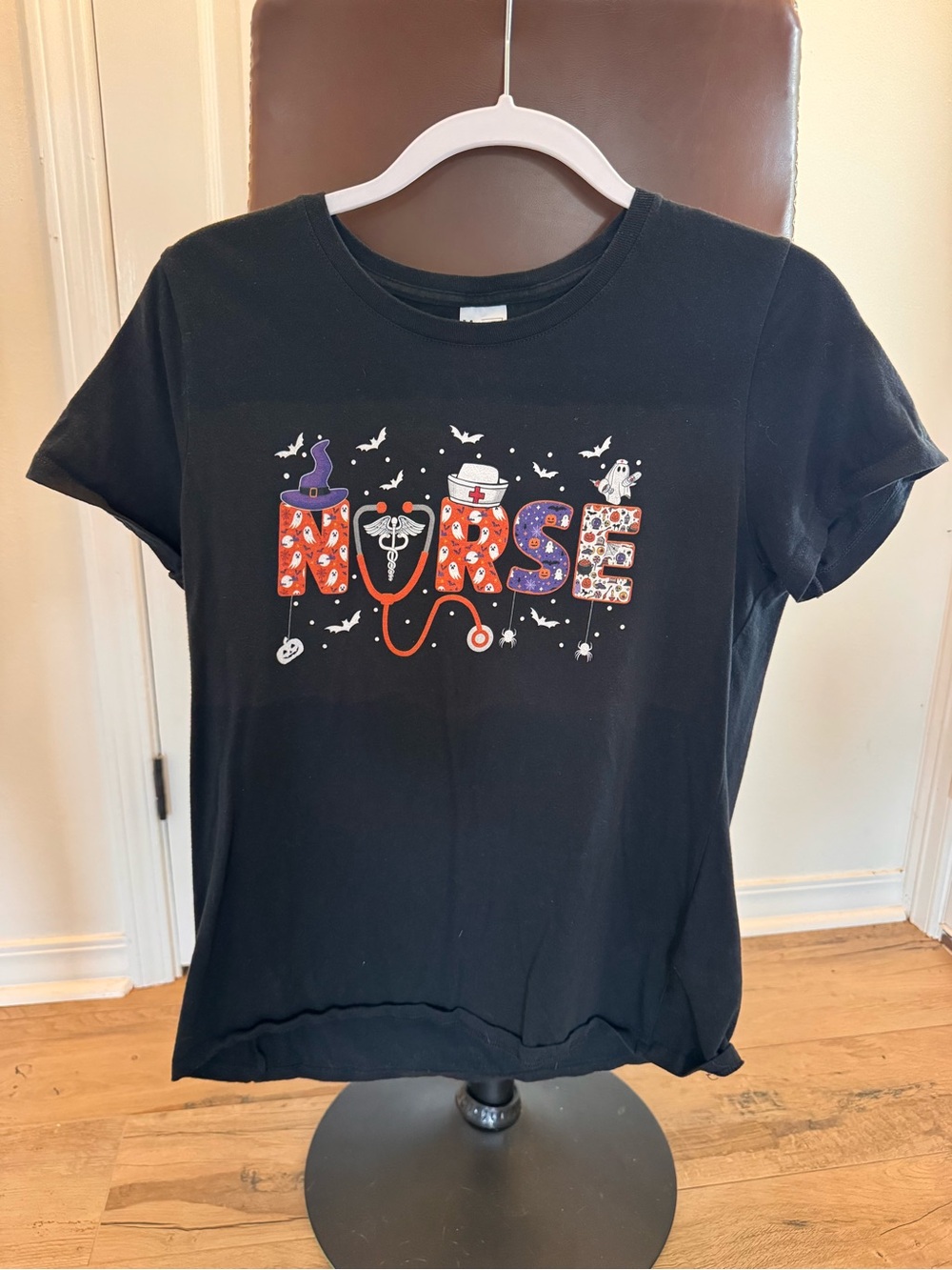 Nurse Graphic Tee - Black
